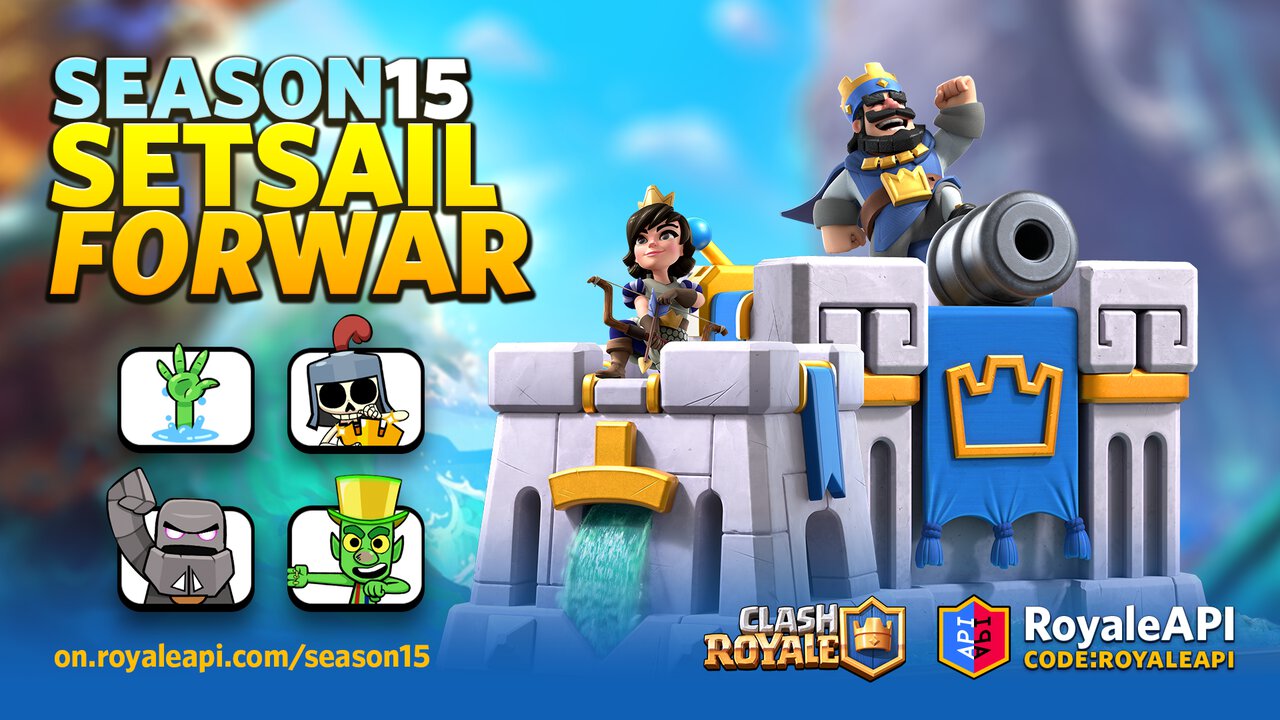 Clash Royale Season 15 Prepare for War - Colossal Castle Tower Skin