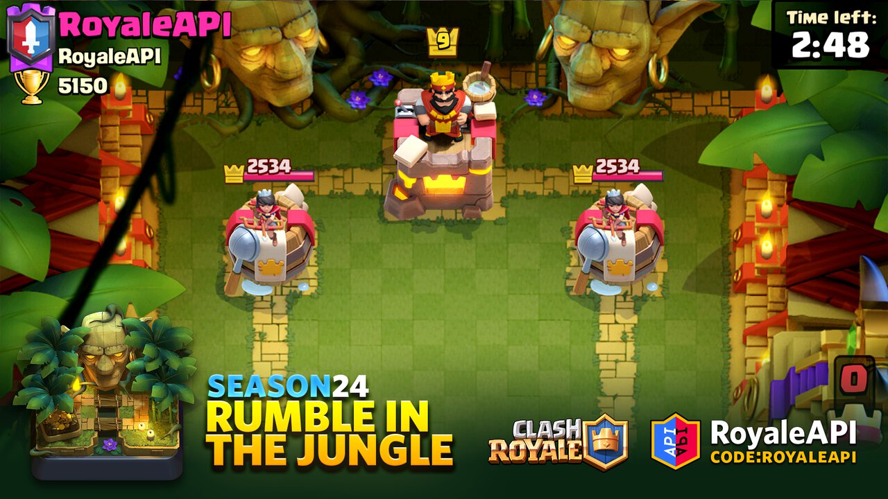 Clash Royale: The Road to Legendary Arena: Jungle Arena