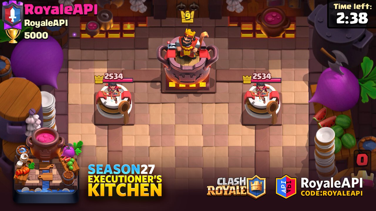 Clash Royale Season 27 Executioner’s Kitchen Arena