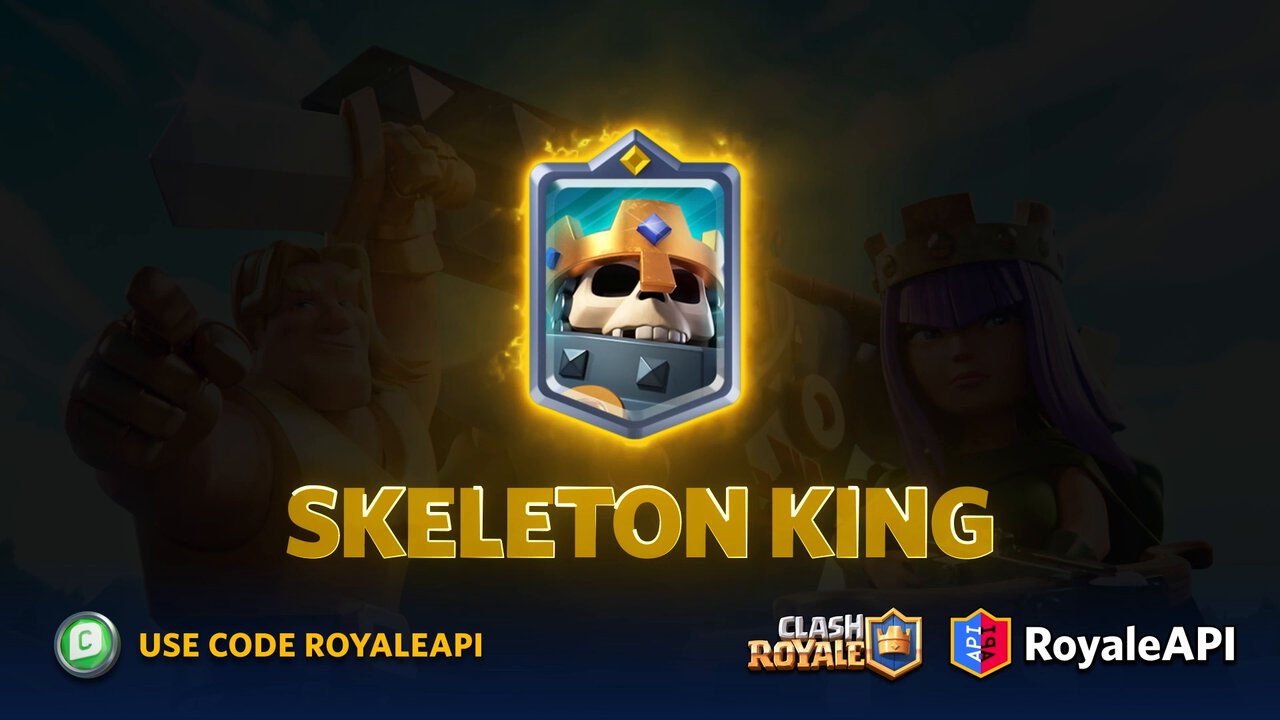 Clash Royale: Skeleton King Abilities, Stats, Best Decks