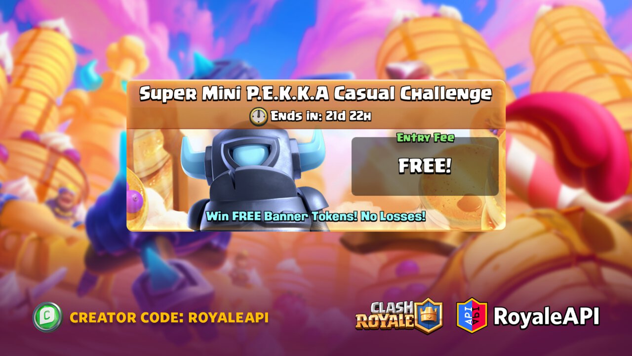 Clash Royale - Fear the pancake! 😡 Play the Super Mini