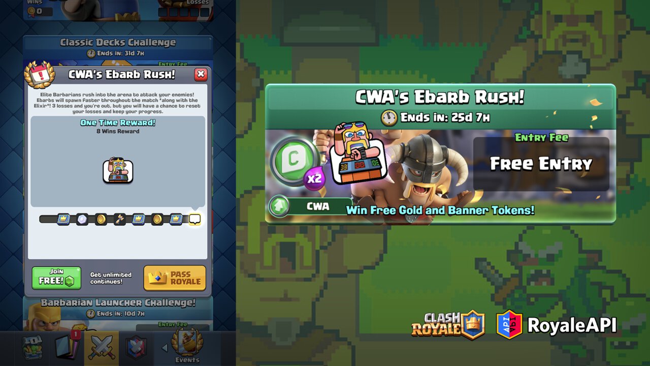 Modern Royale Challenge LEAKED in Clash Royale