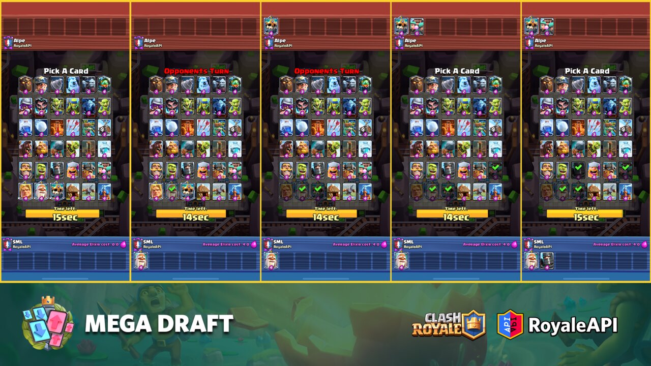 January's Mega Draft Challenge in Clash Royale: Information