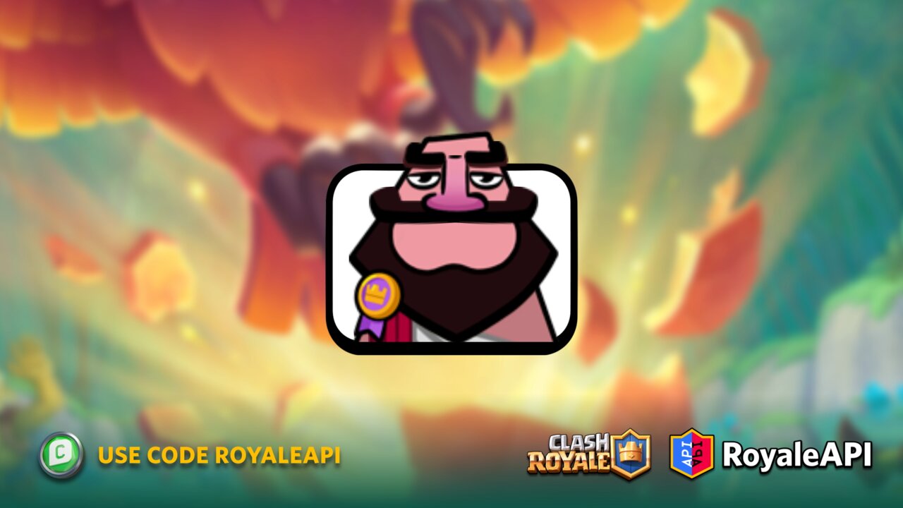 New King Emperor Emote - Clash Royale 