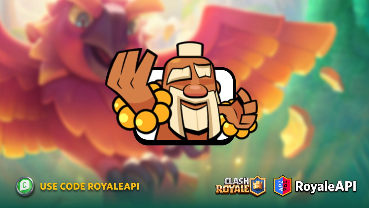 New King Emperor Emote - Clash Royale 