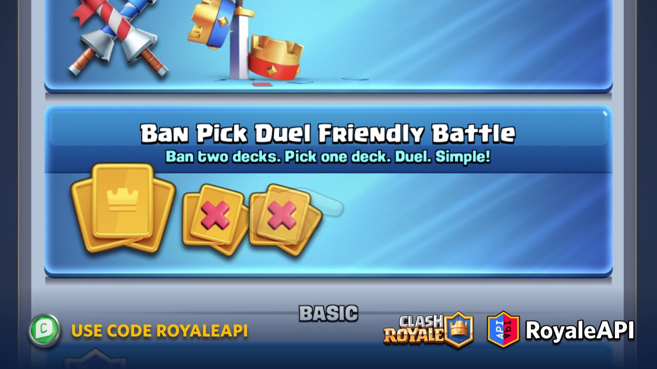 Clash Royale 2022 Summer Update: Ban Pick Duel Mode