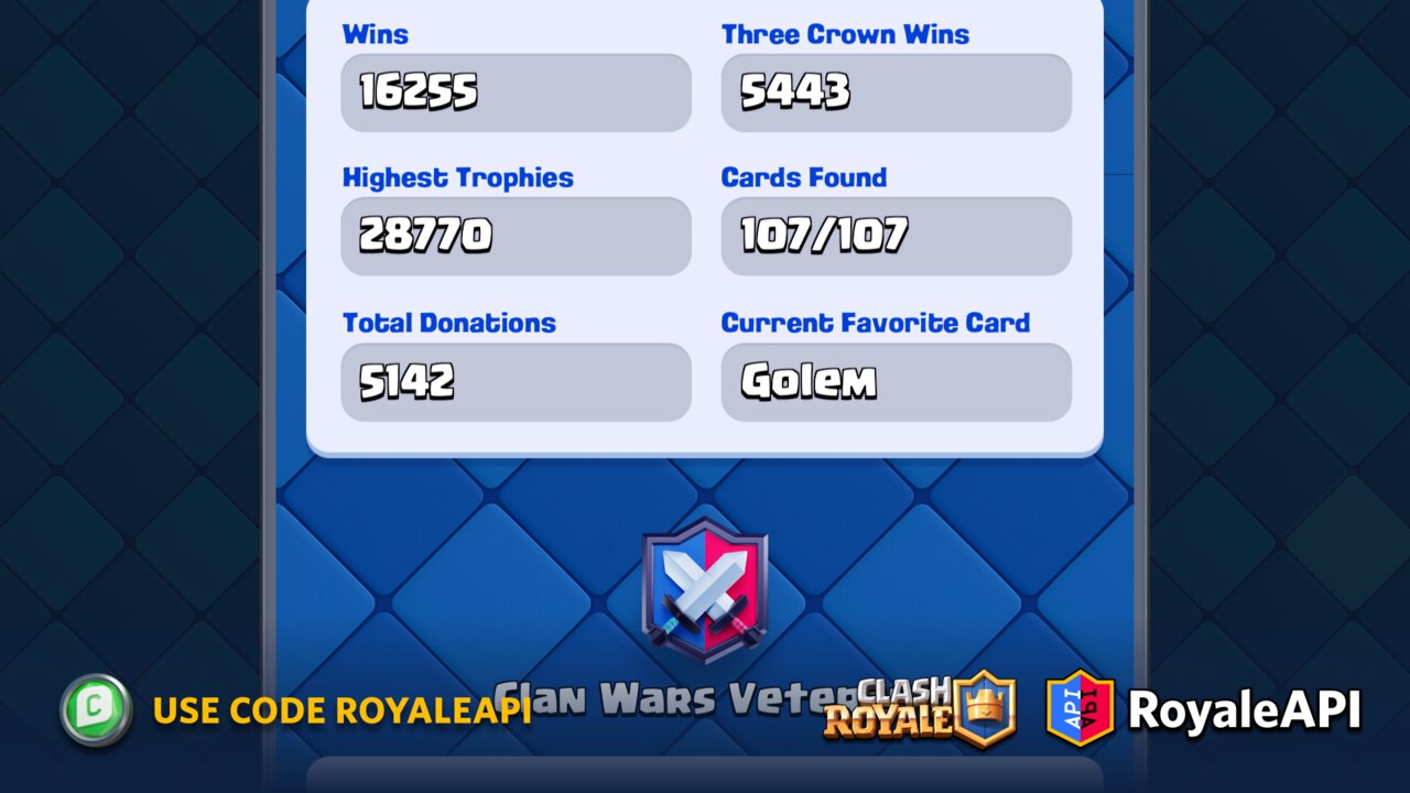 Clash Royale 2022 Summer Update: Player Profile Redesign
