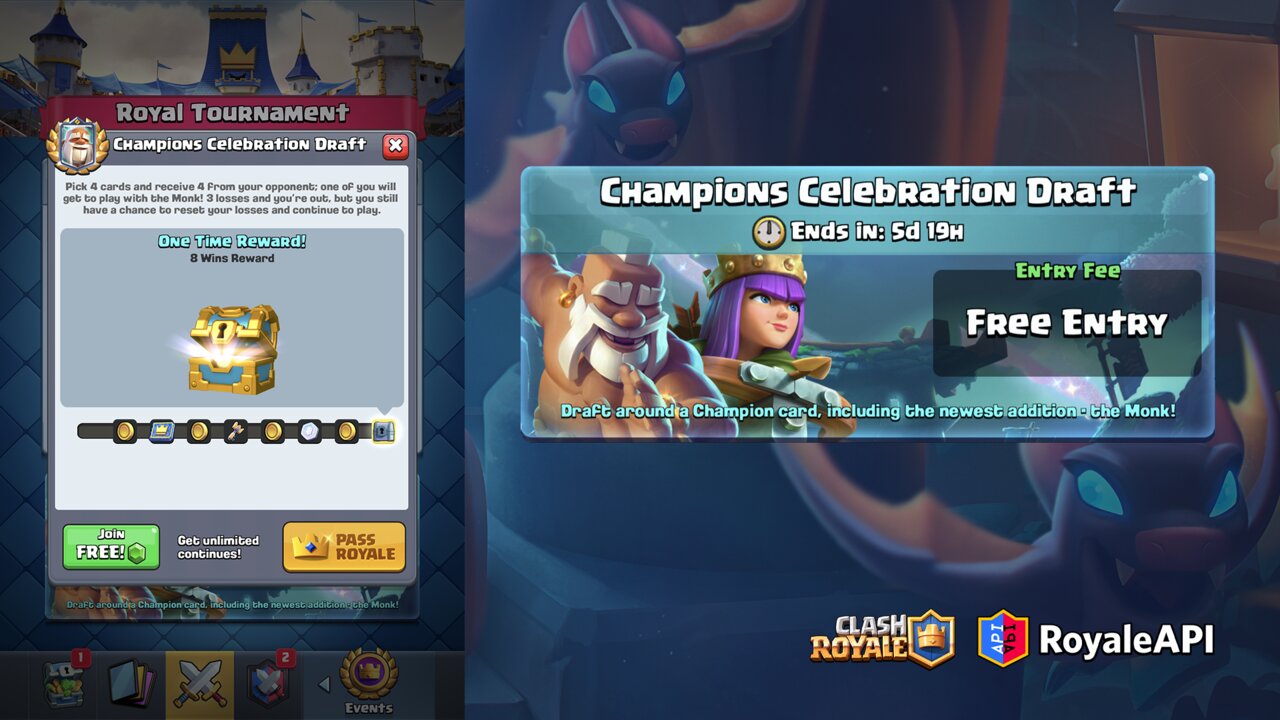 Clash Royale - Unlock the new card with 🆓 continues for every player!  Check the Challenges tab 📲 You only need 6 wins and Royal Delivery will be  boosted to your King