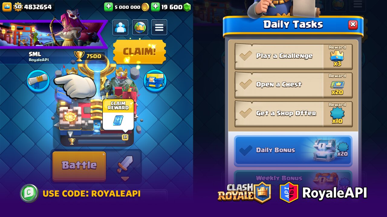 Clash Royale - Optional update now available, including Clan Wars fixes and  battery life improvements! Find out more:  ClashRoyale/comments/8hntoi/news_optional_update_available_nowcoming_soon/