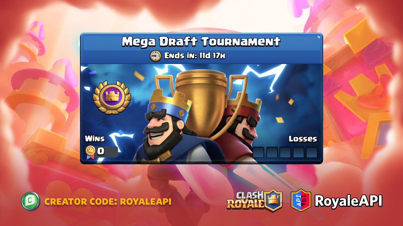 January's Mega Draft Challenge in Clash Royale: Information