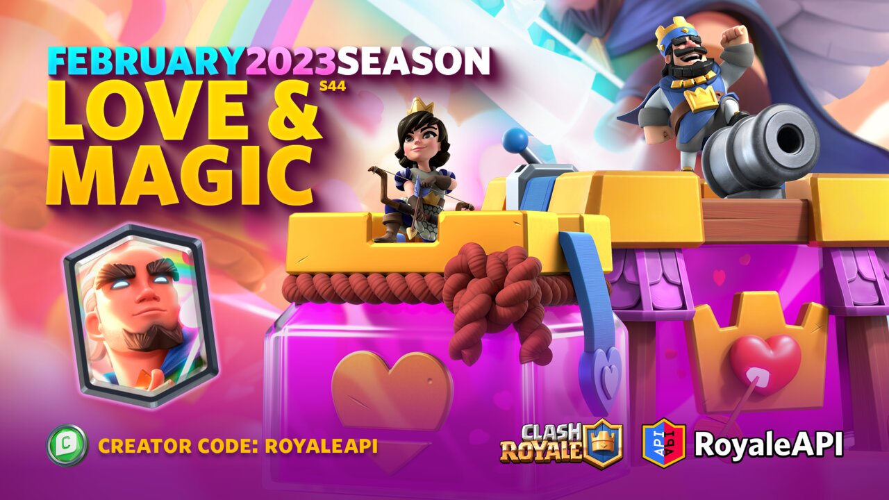 Love and Magic - Clash Royale Season 44 (February 2023)