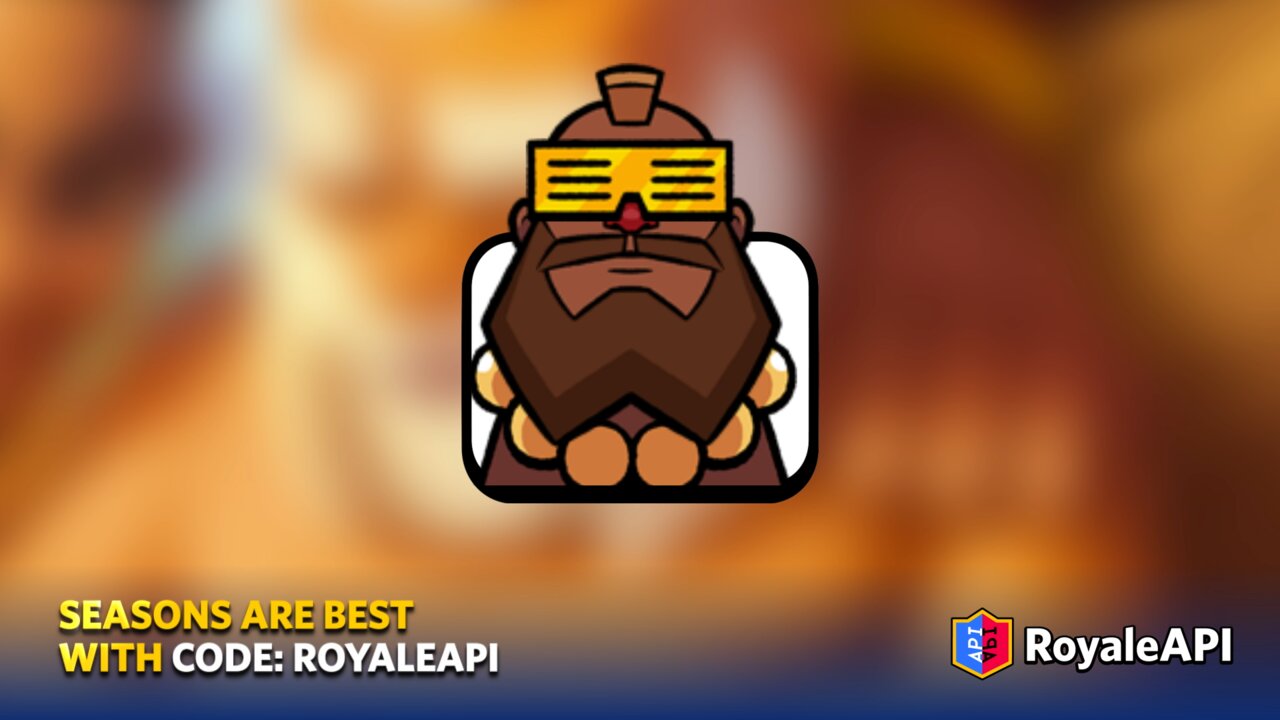 8-bit King shades emote comparison : r/ClashRoyale