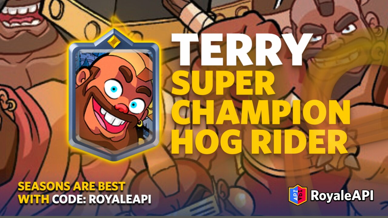 Clash Royale Super Champion Battle Deck - Super Hog