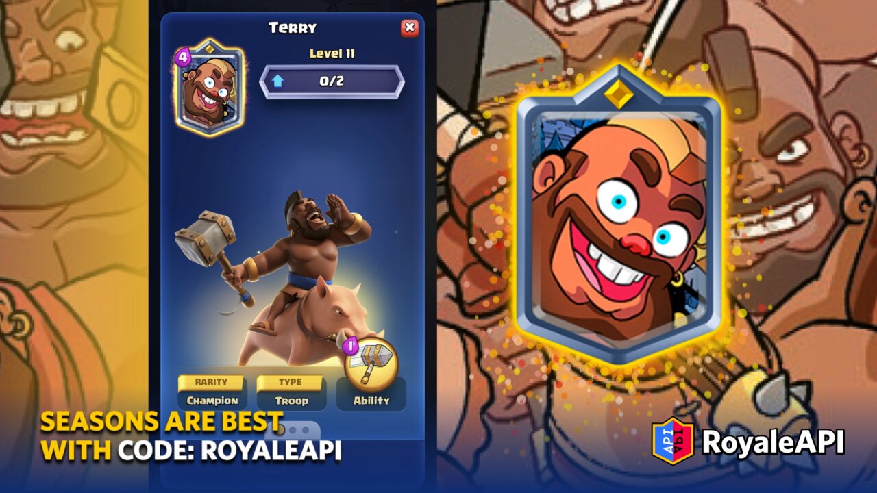 Clash Royale Super Champion Battle Deck - Super Hog