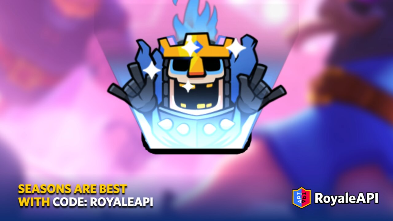 New King Emperor Emote - Clash Royale 