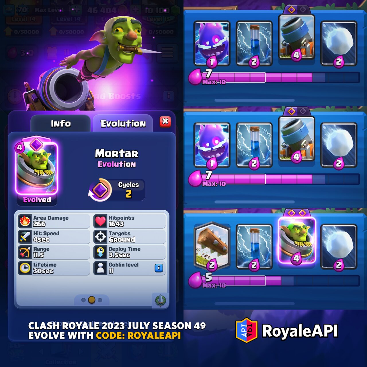 Clash Royale: Best Mortar Decks [2023] 