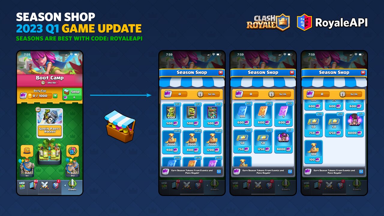 Clash Royale - Optional update now available, including Clan Wars fixes and  battery life improvements! Find out more:  ClashRoyale/comments/8hntoi/news_optional_update_available_nowcoming_soon/