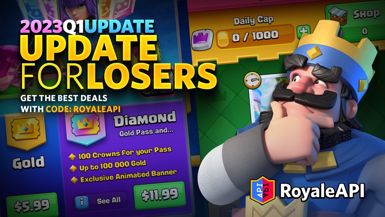 Update for Losers Clash Royale 2023 Q1 Game Update Sneak Peek