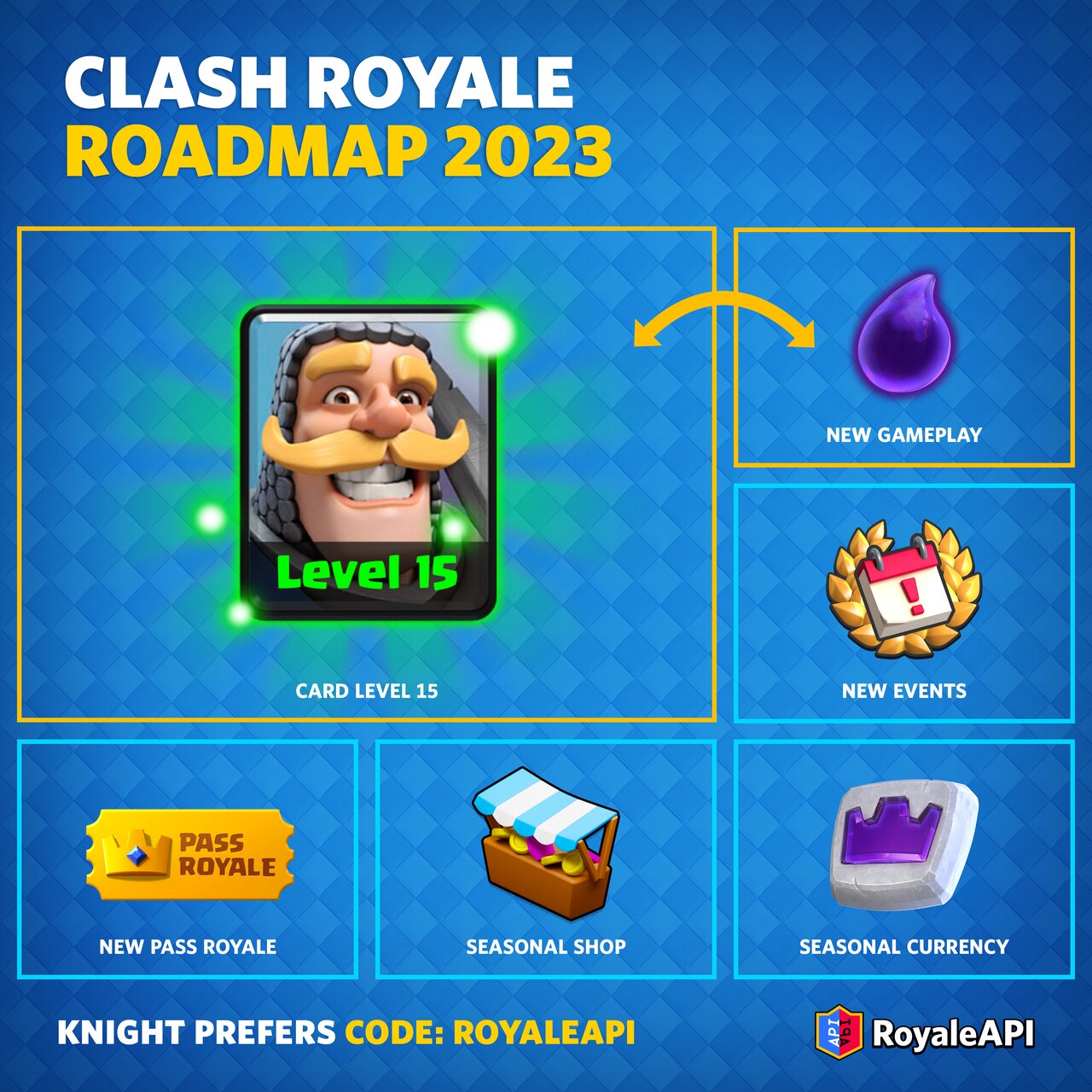 Knight Evolution - Clash Royale Season 50 (August 2023)
