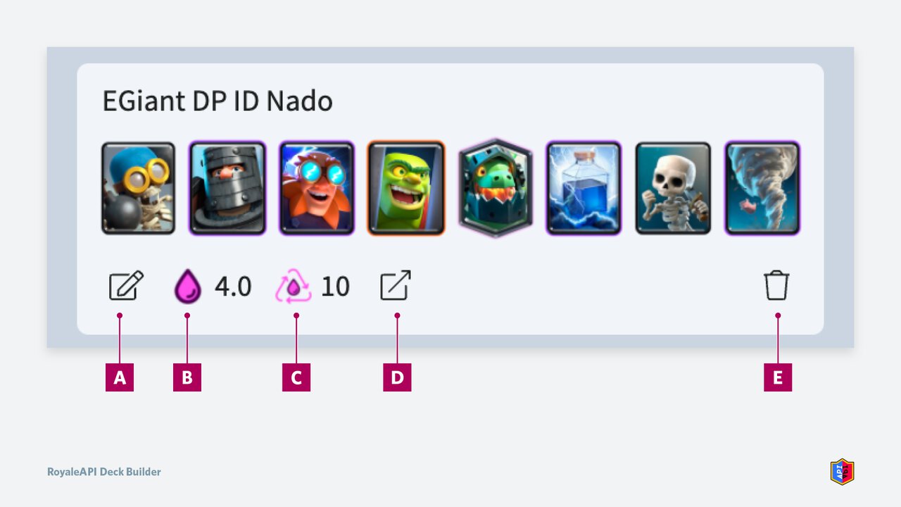 Clash royale deck deals builder