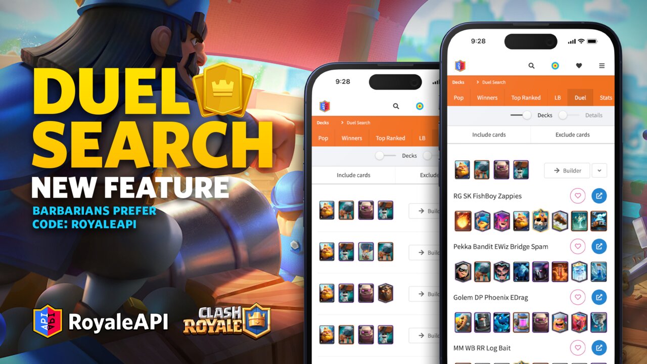 RoyaleAPI on X: Here are the 12 decks you will get in Clan Wars