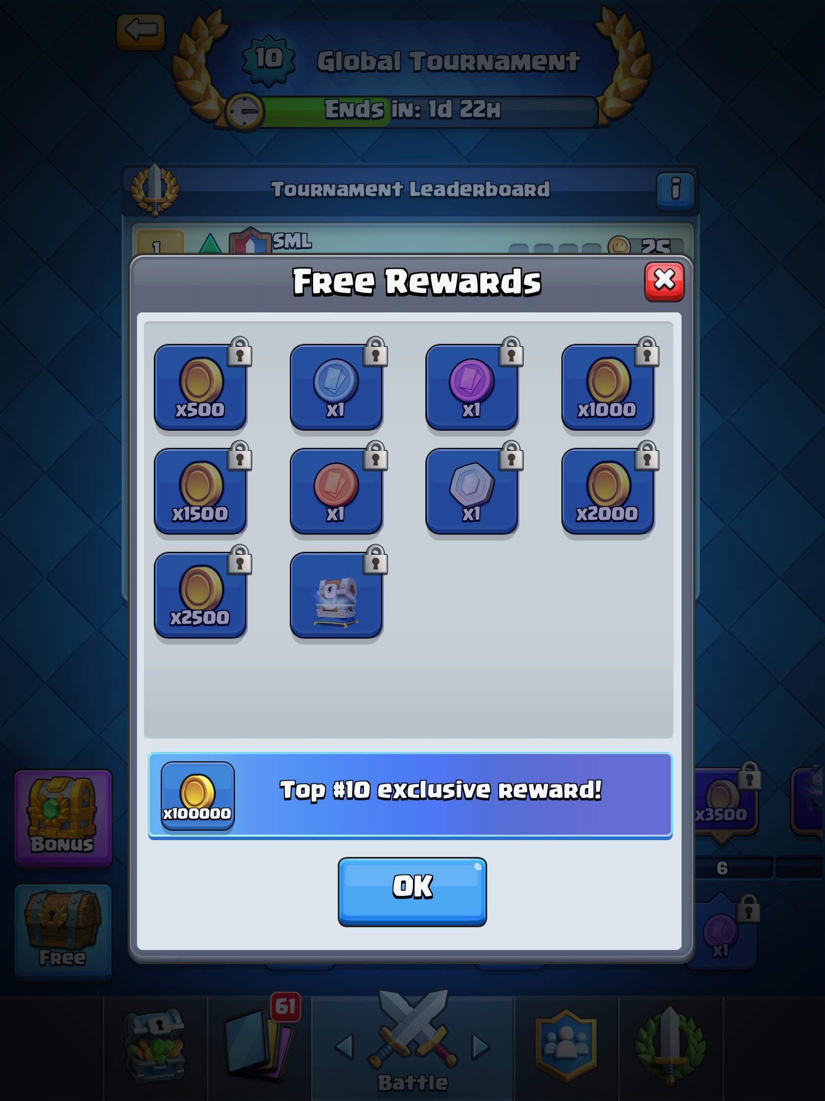 clash rewards