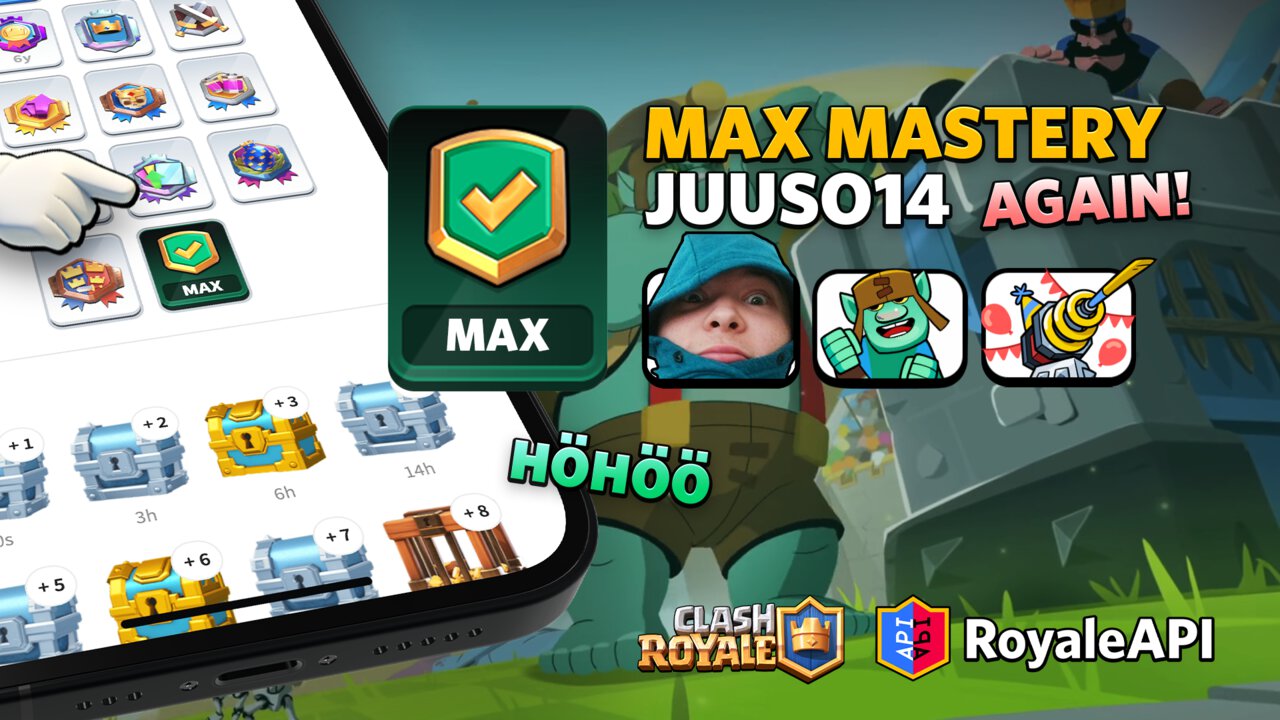 First person to max Mastery in Clash Royale | Blog - RoyaleAPI