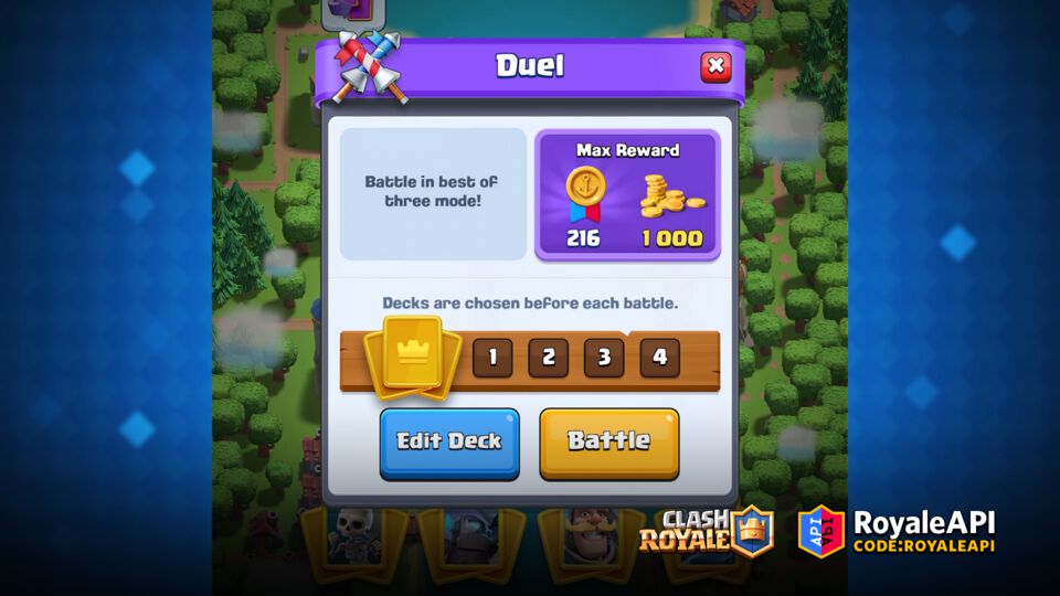 Battle and collect rewards - Clash Royale Clan Wars 2.0