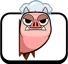 best-bear711: photorealistic clash royale king emote